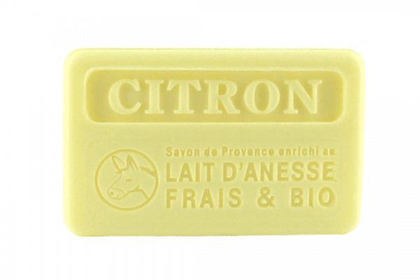 100g Bio Donkey Milk French Soap - Lemon